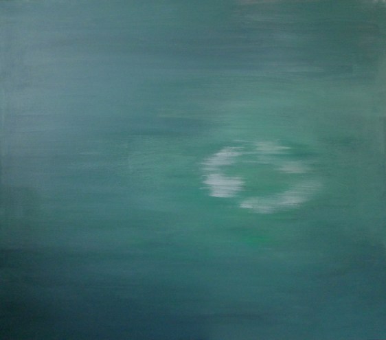 "Keskiö" akryyli kankaalle 2010 (125x135cm) Tom Lönnqvist